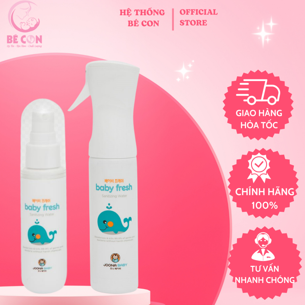 Xịt diệt Khuẩn Khử Mùi Baby Fresh Joona Baby