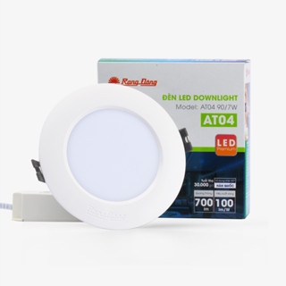   HÀNG CHÍNH HÃNG Đèn Rạng Đông AT04L,đèn LED Downlight âm trần 7w 90 9w 90 9w 110 12w 110 ánh sáng trắng,vàng,trung 