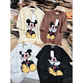 Áo thun CHUỘT GIÀY VÀNG unisex nam nữ form rộng,thun cotton su 4 chiều co giãn tốt, thấm hút mồ hôi hiệu quả, áo đôi
