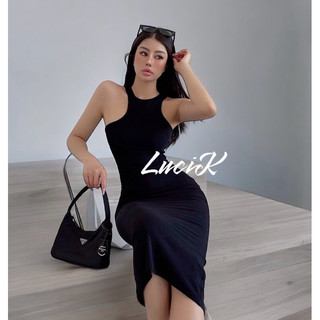 Đầm balo basic 120cm chất thun gân