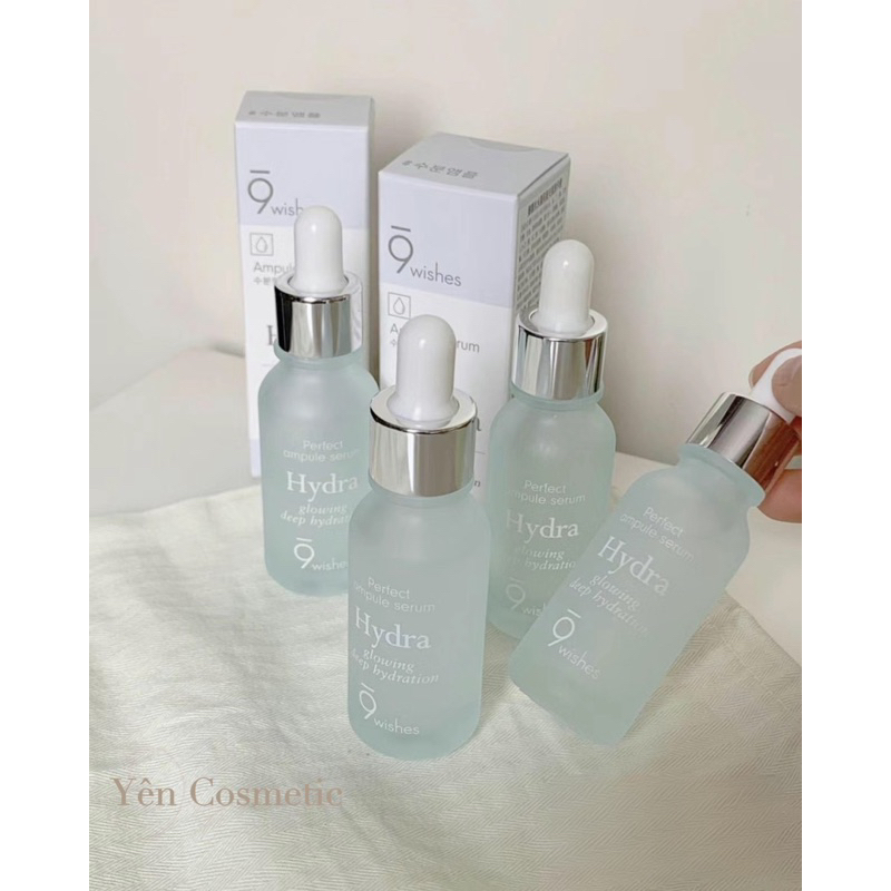 Serum dưỡng ẩm 9wishes Hydra Glowing Deep Hydrating Ampule 25ml