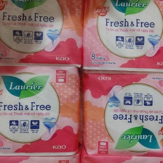 băng vệ sinh LAURIER FRESH &FREE