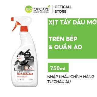 Dung dịch tẩy dầu mỡ trên các thiết bị bếp và quần áo 750ml