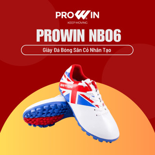 Giày đá bóng giày đá banh sân cỏ nhân tạo trẻ em Prowin NB06 100% khâu đế, chống trơn trượt