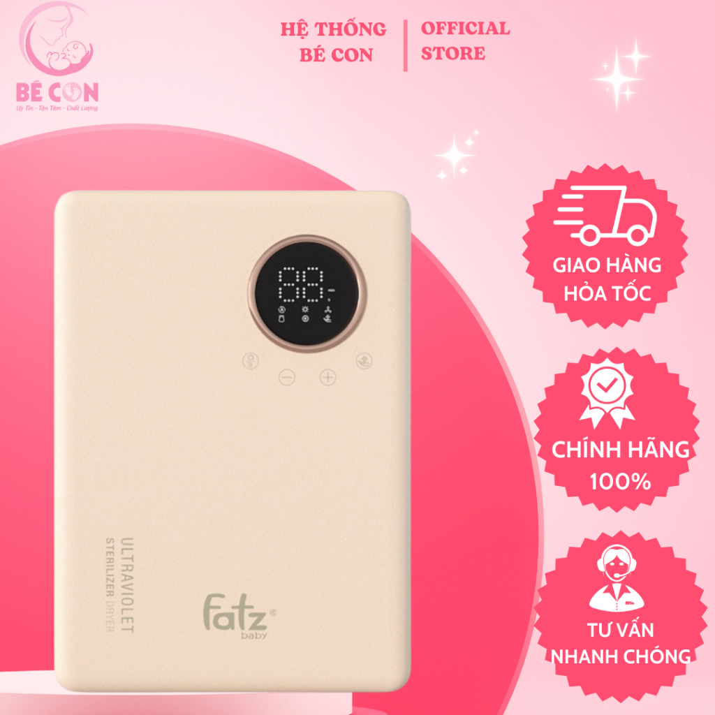 [Có bảo hành] [Siêu Sale] [Chính hãng] Máy tiệt trùng, sấy khô UVC - LED FATZ BABY - KING 2 - Hàng c