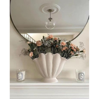 Bình Hoa Hình Vỏ Sò Bằng Sứ Phong Cách Bắc Âu Decor Trang Trí Nhà Cửa, Lọ Hoa Gớm Sứ Thiết Kế Nghệ Thuật