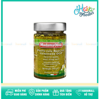 Sốt pesto madama olive 190g – pesto basil & pine nut