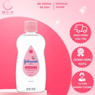 Dầu masage và dưỡng ẩm vùng da khô và cho em bé Johnsons Baby Oil 200ml