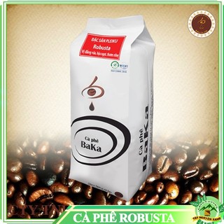 [chính hãng] 500g Cà phê hạt ROBUSTA BAKA nguyên chất Tây Nguyên