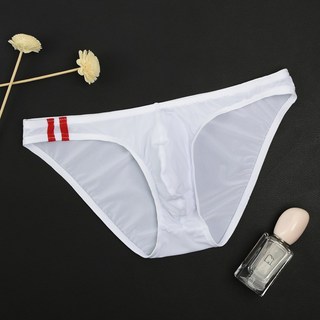 [free ship 50k + che tên đơn hàng] quần lót nam, quần lót tam giác thun lạnh nam cao cấp lưng sọc (hình chụp tại shop)