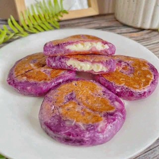 10 cái bánh khoai tím cốt dừa phô mai - 500g