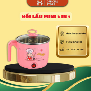Nồi lẩu điện mini đa năng tiện dụng 2 in 1