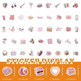 Set 50/100 miếng sticker hình dán chống nước