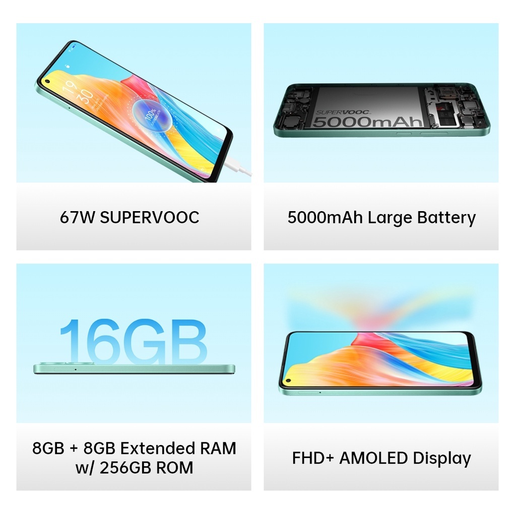 [MỚI] Điện thoại OPPO A78 |Mở rộng RAM 8GB +ROM 256GB | SuperVOOC 67W | Pin 5000mAh | BigBuy360 - bigbuy360.vn