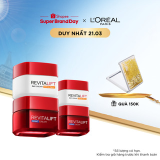 Bộ kem dưỡng chống lão hoá ngày vs đêm Revitalift L'Oreal Paris