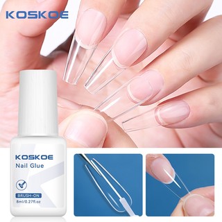 KOSKOE 8ml Keo Dán Móng Giả Nhanh Khô Keo Dán Móng Siêu Chắc