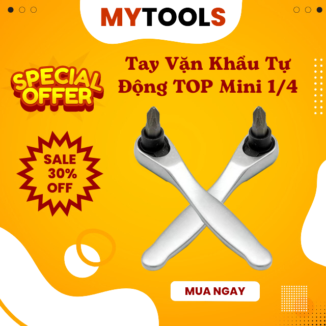 Tay Vặn Khẩu Tự Động TOP Mini 1/4 mytools89