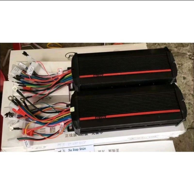 IC bộ điều kiển xe điện 2000W 60-84v sò ic màu đen chỉ đỏ.