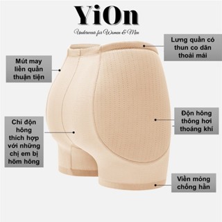 Quần độn hông thông hơi mỏng tư nhiên, miếng độn may liền dành cho người hõm mông và hõm hông QĐ05