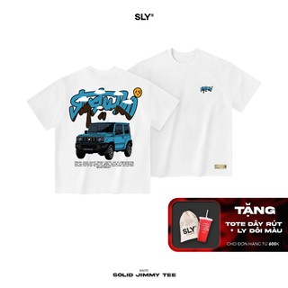 Áo thun cổ tròn SLY Solid Jimmy Tee màu trắng hai chiều