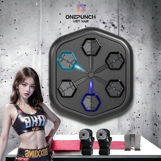  Máy tập boxing theo nhạc - Boxing music machine - One Punch Chính hãng - Cảm biến theo âm nhạc AI 