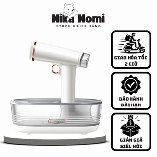 Bàn là hơi nước cầm tay dingo dhs1200, bàn là cấp nước tự động công suất lớn, là ủi nhanh máy nhỏ gọn, tiện mang theo