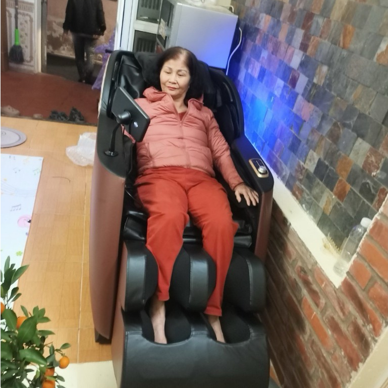 Ghế massage toàn thân trị liệu cao cấp Okinawa OS - 158, hệ thống bi lăn toàn thân