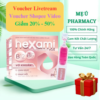 Dung dịch nhỏ mắt Hexami Newlight Plus, - Hộp 20 ống x 1ml