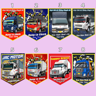 Cờ Đồ Họa Xe Tải JAC, VEAM, JMC, ShacMan, Mitsubishi Fuso mẫu mới | Hà Nội Phố Xe Tải