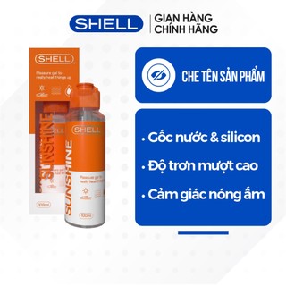 Gel bôi trơn nóng ấm Shell Sunshine - Chai 100ml | SHELL CHÍNH HÃNG