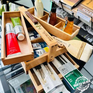 [DA ĐEN - QUẬN 3] Hộp Gỗ Đựng Hoạ Cụ Mont Marte