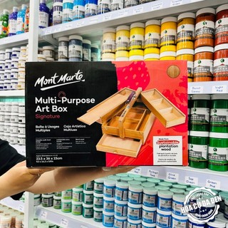 [DA ĐEN - QUẬN 3] Hộp Gỗ Đựng Hoạ Cụ Mont Marte