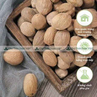 Nhục đậu khấu 1kg, nutmeg, hạt to, thơm, sạch, gia vị nấu ăn, làm bánh - Chợ Thảo Dược Việt