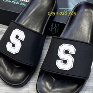 Dép QUAI NGANG Nam Nữ chữ S Unisex Quai Ngang Slipper họa tiết chữ S MẪU dép cực cháy phố SIÊU CHẤT???