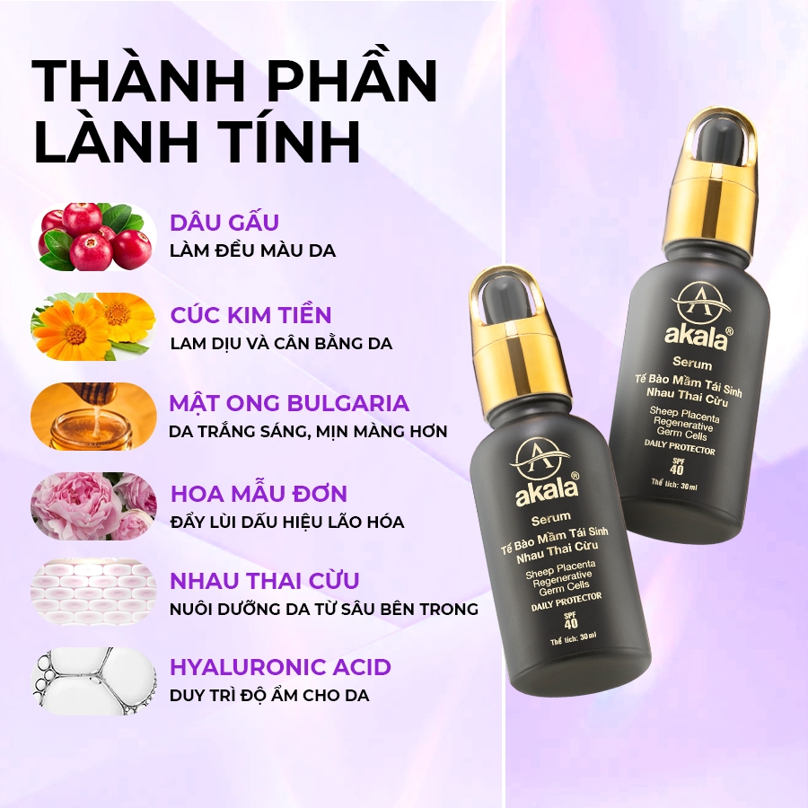 COMBO TÁI SINH kem Sạch mụn - Mờ Thâm - Liền Sẹo, Serum Giảm Nám - Căng Da - Nâng Cơ Mặt ( Tế Bào Mầm Tái Sinh Nhau T