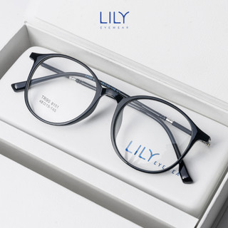Gọng kính cận nam nữ LILY EYEWEAR kiểu dáng mắt tròn nhiều màu phù hợp nhiều khuôn mặt, dễ đeo dễ phối đồ  8151