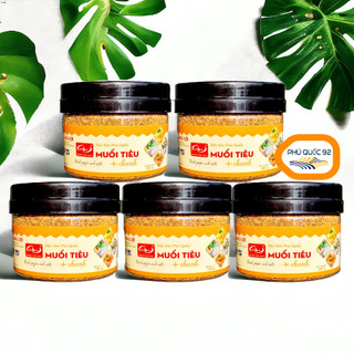 5 hủ muối tiêu chanh sáng lợi phú quốc 120g
