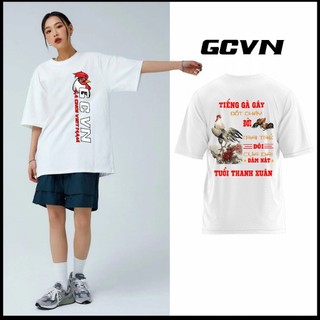 ÁO THUN TRẮNG GÀ CHỌI X7