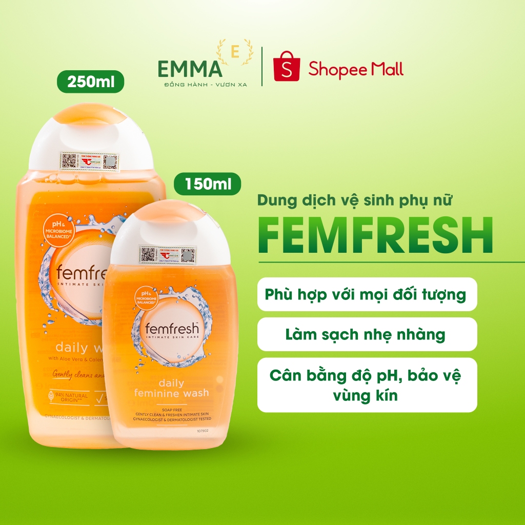 Dung Dịch Vệ Sinh Phụ Nữ Femfresh Daily Intimate Wash Anh Quốc