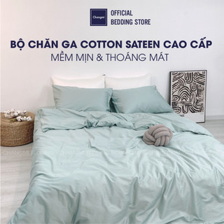  Bộ chăn ga Cotton Sateen Cao Cấp Changmi Bedding 60S mềm mượt và thoáng mát - 5 Món