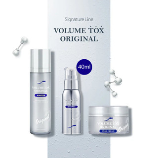 Bộ ba sản phẩm Volume Tox Original của Pion Tech - nước hoa hồng + Serum sủi bọt + Kem ốc sên