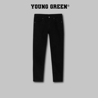 Quần Jeans Nam Đen Young Green Destroy Skinny - Jeans