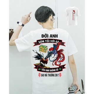 ÁO THUN TRẮNG GÀ CHỌI X15