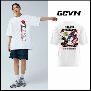 ÁO THUN TRẮNG GÀ CHỌI X15