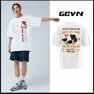 ÁO THUN TRẮNG GÀ CHỌI X26