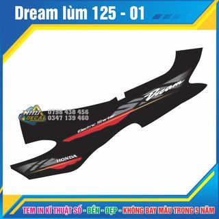 Tem rời xe dream lùn 125 - 01