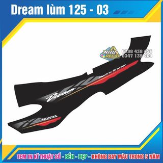 Tem rời Xe Dream Lùn 125 - 01