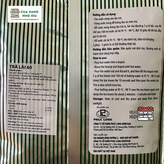 Trà Lài 60 500g Phúc Long Date mới