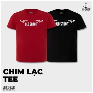 Áo thun,áo phông họa tiết chim hạc Old Sailor -Cotton mềm mịn, thông thoáng- Big Size Upto 5XL-88573