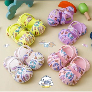 Dép sục, giày bít mũi có quai cho bé gái hình thỏ Cinnamool